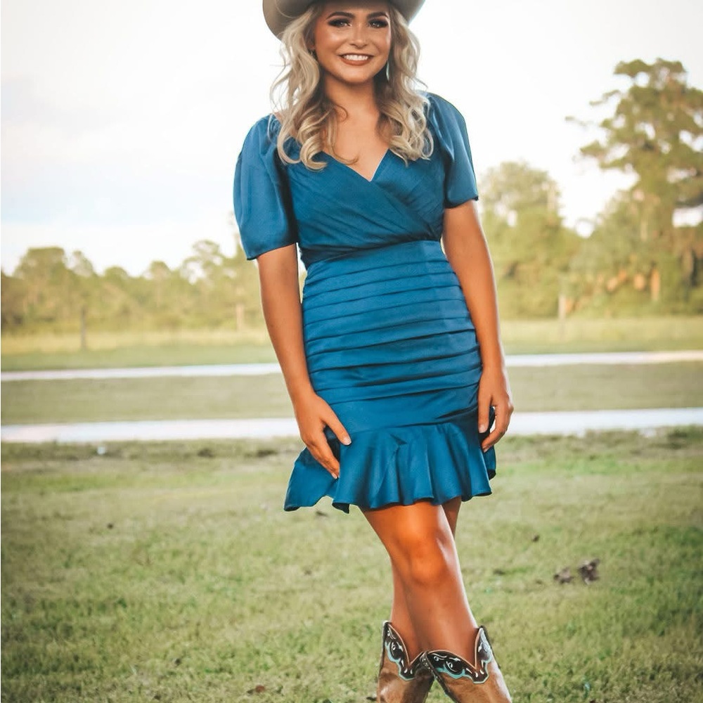 Elegant Blue Dress